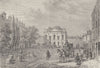 CLERKENWELL. Clerkenwell Green in 1789. London c1880 old antique print picture