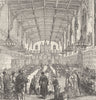 CHRIST'S HOSPITAL. Supper at Christ's Hospital. London c1880 old antique print