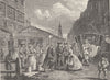 THE FLEET PRISON. A wedding in the Fleet (18th century). London c1880 print