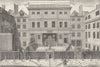 OLD BAILEY. The Old Sessions House in 1750. London c1880 antique print