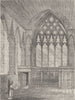 ELY PLACE. Ely chapel in 1800. London c1880 old antique vintage print picture