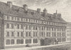 THE HOLBORN INNS OF COURT AND CHANCERY. Exterior of Furnival’s Inn, 1754 c1880