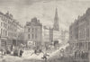 ST.GILES'S-IN-THE-FIELDS PARISH. Middle row, St.Giles's. London c1880 print
