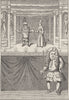 COVENT GARDEN. Powell's puppet-show. London c1880 old antique print picture