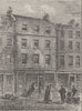 COVENT GARDEN. Mr. Davies' shop, Russell Street. London c1880 old print