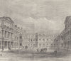 WHITEHALL. The New Foreign Office. London c1880 old antique print picture