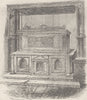 WESTMINSTER ABBEY. Tomb of Henry III. London c1880 old antique print picture
