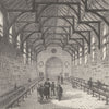 WESTMINSTER SCHOOL. The Schoolroom. London c1880 old antique print picture