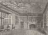 THE ROYAL PALACE OF WESTMINSTER. The Star Chamber in 1863. London c1880 print