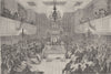 THE ROYAL PALACE OF WESTMINSTER. Interior of the House of Commons, 1834 c1880