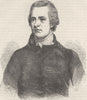 WESTMINSTER POLITICIANS. William Pitt, from a portrait by Hoppner. London c1880