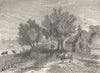 WESTMINSTER. Millbank, about 1800. London c1880 old antique print picture