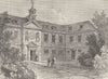WESTMINSTER. The Grey-Coat School. London c1880 old antique print picture