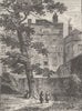 WESTMINSTER. Milton's House (from a drawing by F. W. Archer). London c1880