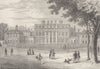 BUCKINGHAM PALACE. Buckingham House in 1775. London c1880 old antique print