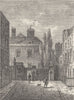 ST JAMES'S. Warwick House, about 1810. London c1880 old antique print picture