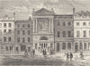 PALL MALL. The Shakespeare Gallery. London c1880 old antique print picture