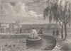ST.JAMES'S. The fountain in the Green Park, 1808. London c1880 old print