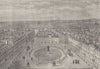 SOHO. Golden Square in 1750. London c1880 antique vintage print picture