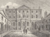 PICCADILLY. The Albany, in 1800. London c1880 old antique print picture