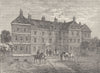 PICCADILLY. Clarges House, Piccadilly c1880 old antique vintage print picture