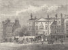 PICCADILLY. Cambridge House, in 1854. London c1880 old antique print picture