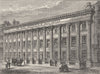 PICCADILLY. The Royal Institution. London c1880 old antique print picture