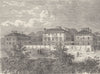 MAYFAIR. Chesterfield House, 1760. London c1880 old antique print picture