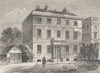 HYDE PARK CORNER. Apsley House in 1800 c1880 old antique vintage print picture