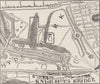 HYDE PARK. Map of Hyde Park (From Rocque's map, 1748). London c1880 old