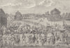 HYDE PARK. Hyde Park on Sunday, 1804 c1880 old antique vintage print picture