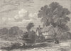 HYDE PARK. The Cake House. London c1880 old antique vintage print picture