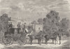 HYDE PARK. A meet of the Four-in-Hand Club. London c1880 old antique print