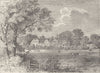MARYLEBONE. The old manor House, in the time of Queen Elizabeth c1880 print