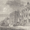 OXFORD STREET. Stratford Place. London c1880 old antique vintage print picture