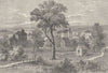 MARYLEBONE. Marylebone, from the site of the present Wigmore Street c1880