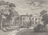 PORTLAND PLACE. Langham House in 1820. London c1880 old antique print picture