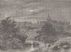 BLOOMSBURY. The Field of the Forty Footsteps in 1830. London c1880 old print