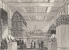 THE BRITISH MUSEUM. The Lycian Gallery. London c1880 old antique print picture