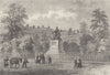 BLOOMSBURY. Bloomsbury Square. London c1880 old antique vintage print picture
