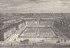 HOLBORN. Red Lion Square in 1800. London c1880 old antique print picture