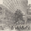 THE GREAT EXHIBITION OF 1851. Nave of the Exhibition building. London c1880
