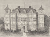 KENSINGTON. Campden House, 1720. London c1880 old antique print picture