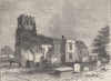TOTTENHAM. Tottenham Church. London c1880 old antique vintage print picture
