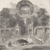 HOLLAND PARK. Rogers' seat & Inigo Jones' Gateway, Holland House. London c1880