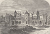 HOLLAND PARK. Holland House. London c1880 old antique vintage print picture