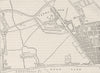PADDINGTON. Map of Paddington, in 1815. London c1880 old antique chart