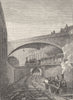 LONDON UNDERGROUND. Clerkenwell Tunnel entrance from Farringdon Street c1880