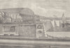 LONDON UNDERGROUND. Section of the Thames Embankment, 1867 c1880 old print