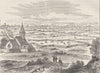 ST.PANCRAS. Fortifications of Old St.Pancras. London c1880 antique print